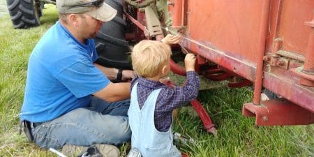 20180615_183712 Fixing the baler
